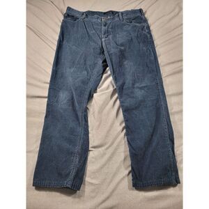 Vintage Tommy Hilfiger Blue Corduroy Pants‎ Size 38x28 5 pocket straight leg